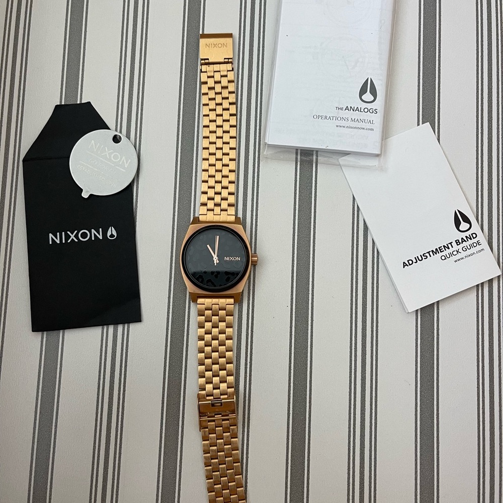 Nixon gold watch